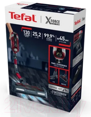 Вертикальный пылесос Tefal TY9879WO