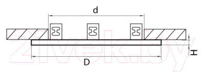 Комплект точечных светильников Lightstar Intero 16 / i636070707