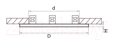 Комплект точечных светильников Lightstar Intero 16 / i637070707
