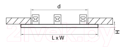 Комплект точечных светильников Lightstar Intero 16 / i536070707