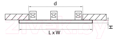 Комплект точечных светильников Lightstar Intero 16 / i539070707