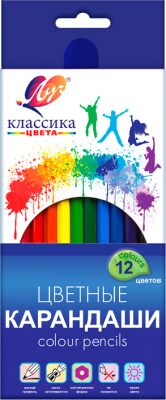 Набор цветных карандашей ЛУЧ Классика / 29С 1710-08 - фото