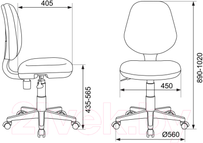 Кресло детское Бюрократ CH-W213/TW-96-1