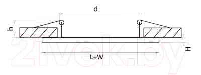 Комплект точечных светильников Lightstar Domino D5260607