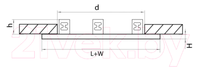 Комплект точечных светильников Lightstar Domino D537060607
