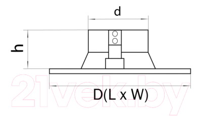 Точечный светильник Lightstar Domino D61606