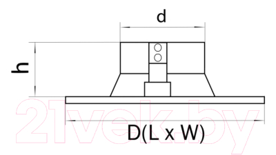 Точечный светильник Lightstar Domino D61707