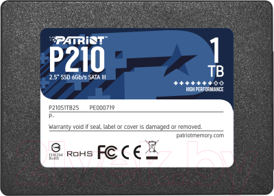 SSD диск Patriot P210 1TB (P210S1TB25) - фото