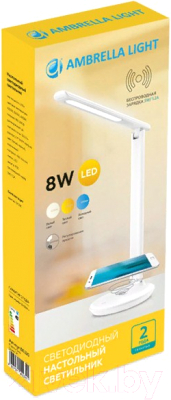 Настольная лампа Ambrella DE520 WH (белый)
