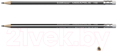 Простой карандаш Erich Krause Megapolis HB / 45485