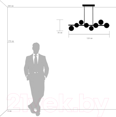 Люстра Lightstar Croco 815083