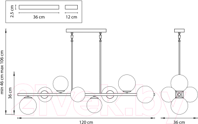 Люстра Lightstar Croco 815083