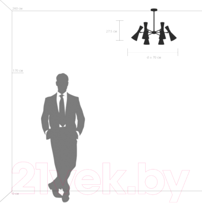 Люстра Lightstar Dumo 816061