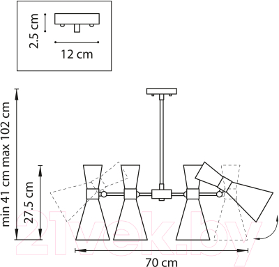 Люстра Lightstar Dumo 816061