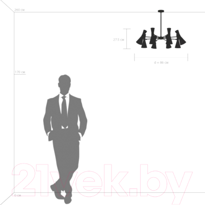 Люстра Lightstar Dumo 816081