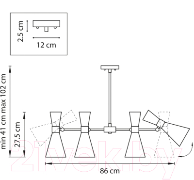 Люстра Lightstar Dumo 816087