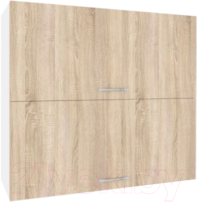 Шкаф навесной для кухни Кортекс-мебель Корнелия Лира ВШ80-2г - фото