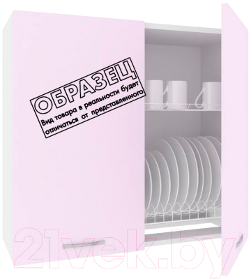 Шкаф навесной для кухни Кортекс-мебель Корнелия Лира ВШ80с (белый)