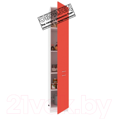 Шкаф-пенал кухонный Кортекс-мебель Корнелия Лира НШП40 (дуб сонома)