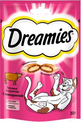 Лакомство для кошек Dreamies С говядиной - фото