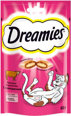 Лакомство для кошек Dreamies С говядиной - фото