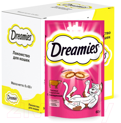 Лакомство для кошек Dreamies С говядиной