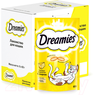 Лакомство для кошек Dreamies С сыром