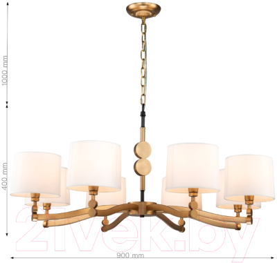 Люстра FAVOURITE Roshe 2624-8P