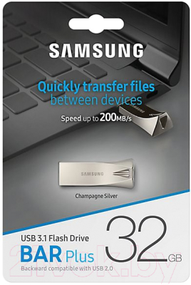 USB flash накопитель Samsung BAR Plus 256GB (MUF-256BE3/APC)