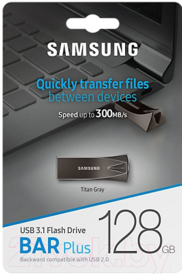 Usb flash накопитель Samsung BAR Plus 128GB (MUF-128BE4/APC)