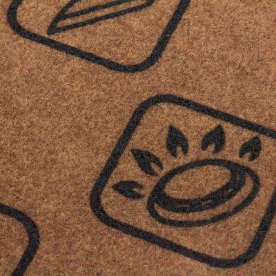 Коврик грязезащитный SunStep Familia Не забудь 40х60 / 37-911