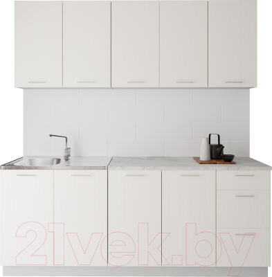 Кухонный гарнитур Артём-Мебель Оля СН-114 без стекла ДСП 1.8м - фото