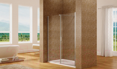 Душевая стенка Aquanet Cinetic 80 / AE12-F-80H190U-CT (прозрачное стекло)