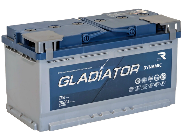 Автомобильный аккумулятор Gladiator Dynamic R+