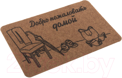 Коврик грязезащитный SunStep Familia Добро пожаловать домой 40x60 / 37-912