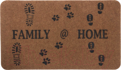Коврик грязезащитный SunStep Familia Следы 45x75 / 37-914 - фото