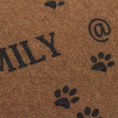 Коврик грязезащитный SunStep Familia Следы 45x75 / 37-914