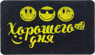 Коврик грязезащитный SunStep Familia Хорошего дня 40x60 / 37-915 - фото