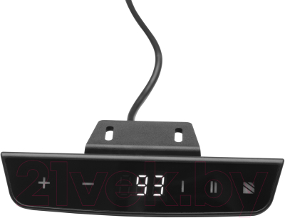 Письменный стол Smartstol Slim 140x80x1.8 (черный/белый)