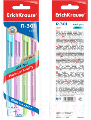 Набор шариковых ручек Erich Krause R-301 Spring Stick / 33643
