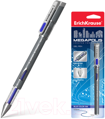 Ручка гелевая Erich Krause Megapolis Gel / 17751