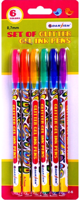 Набор гелевых ручек Darvish DV-1502-6 - фото