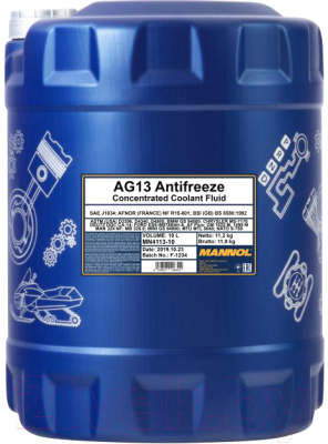 Антифриз Mannol AG13 концентрат -75C / MN4113-10 - фото
