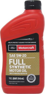 Моторное масло Ford 5W20 Full Synthetic / XO5W20Q1FS - фото