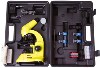 Микроскоп оптический Levenhuk Rainbow 50L / 69049 (Lime)