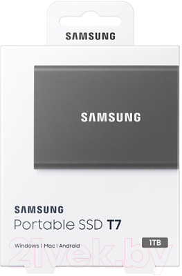 Внешний жесткий диск Samsung T7 1TB (MU-PC1T0T/WW)