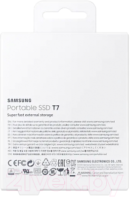 Внешний жесткий диск Samsung T7 1TB (MU-PC1T0T/WW)
