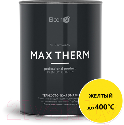 Эмаль Elcon Термостойкая до 400C