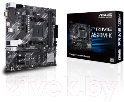 Материнская плата Asus Prime A520M-K