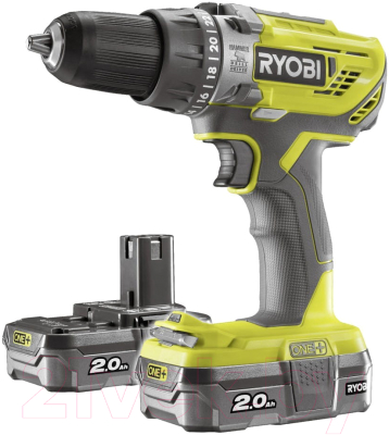 Аккумуляторная дрель-шуруповерт Ryobi R18DD3-220S - фото